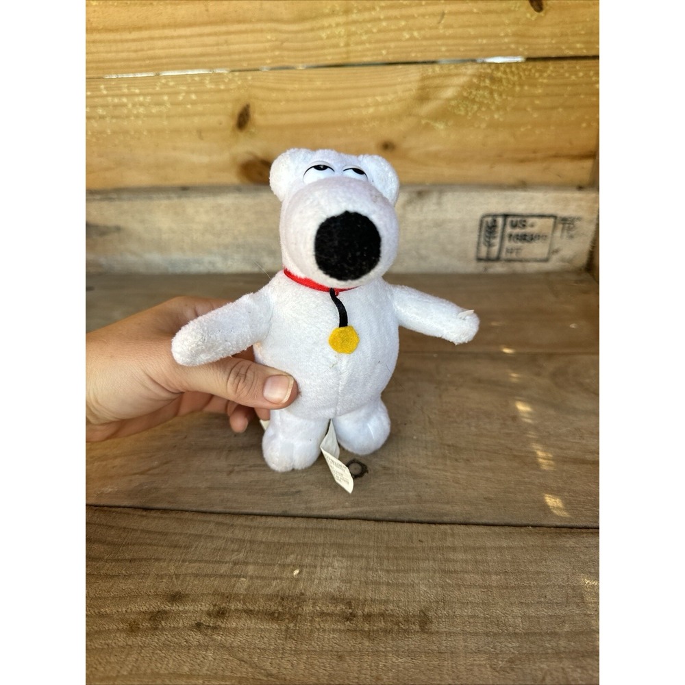 Family Guy Brain Griffin 6.5" Plush Toy - Nanco 2005 20th Century Fox